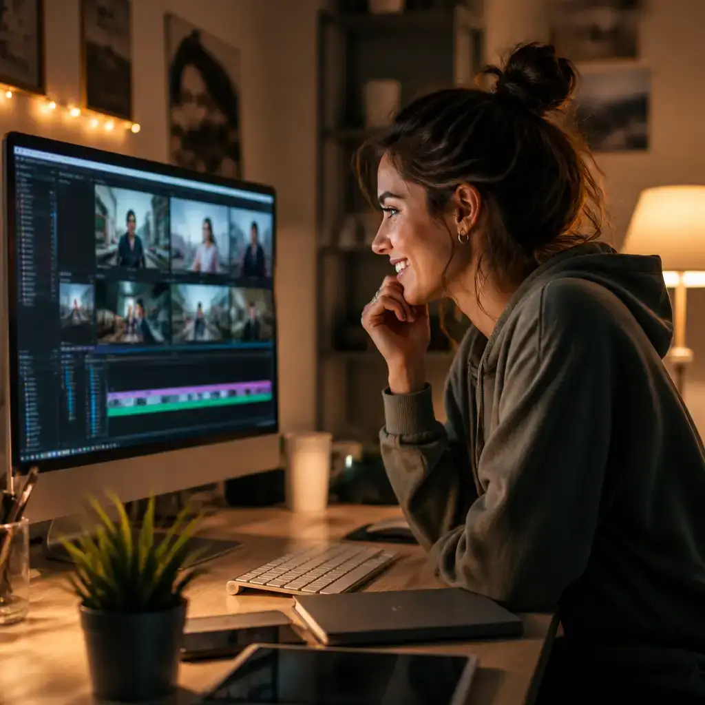 Text-to-video AI output with consistent characters and cinematic shots
